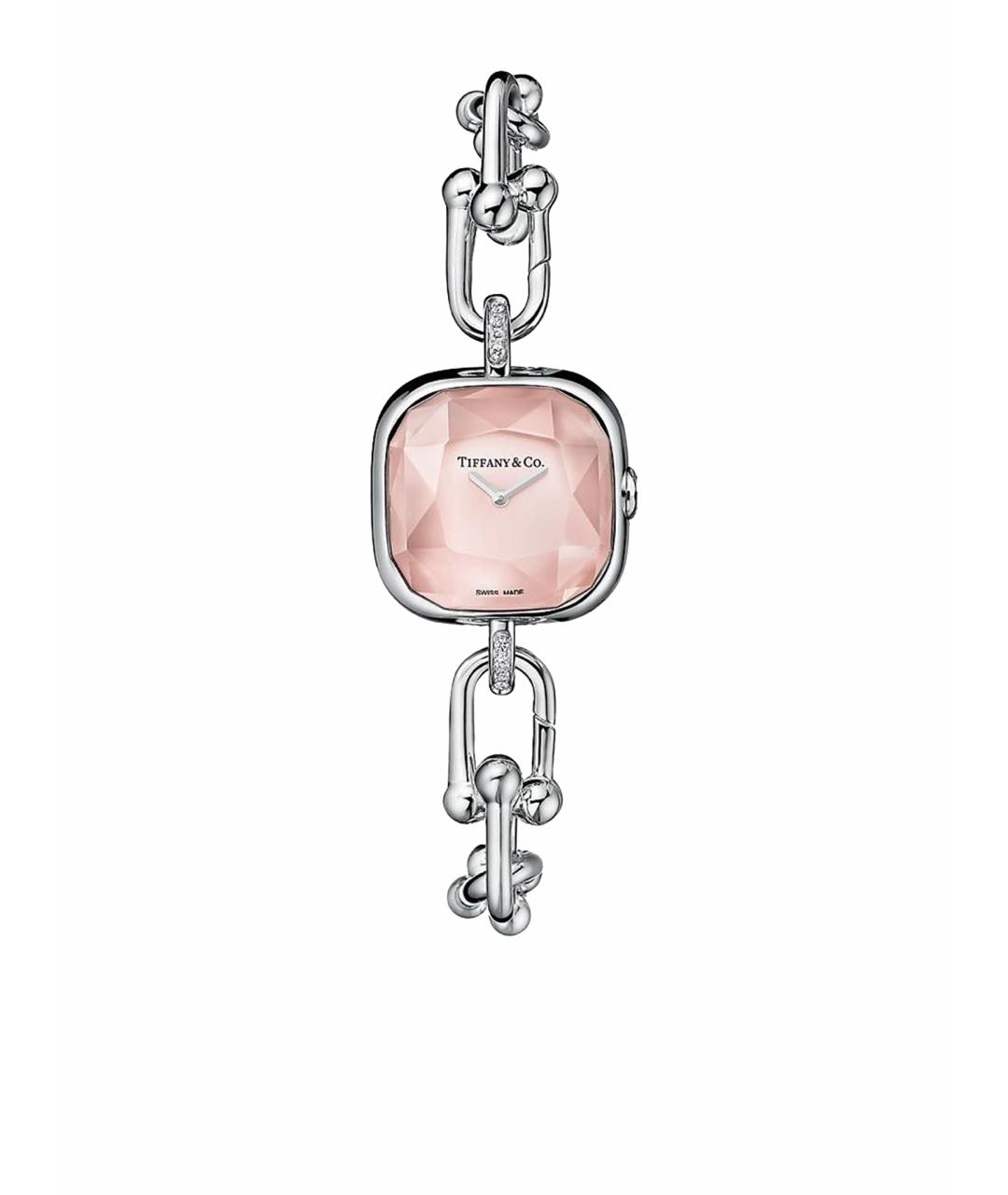 TIFFANY&CO Розовые серебряные часы, фото 1
