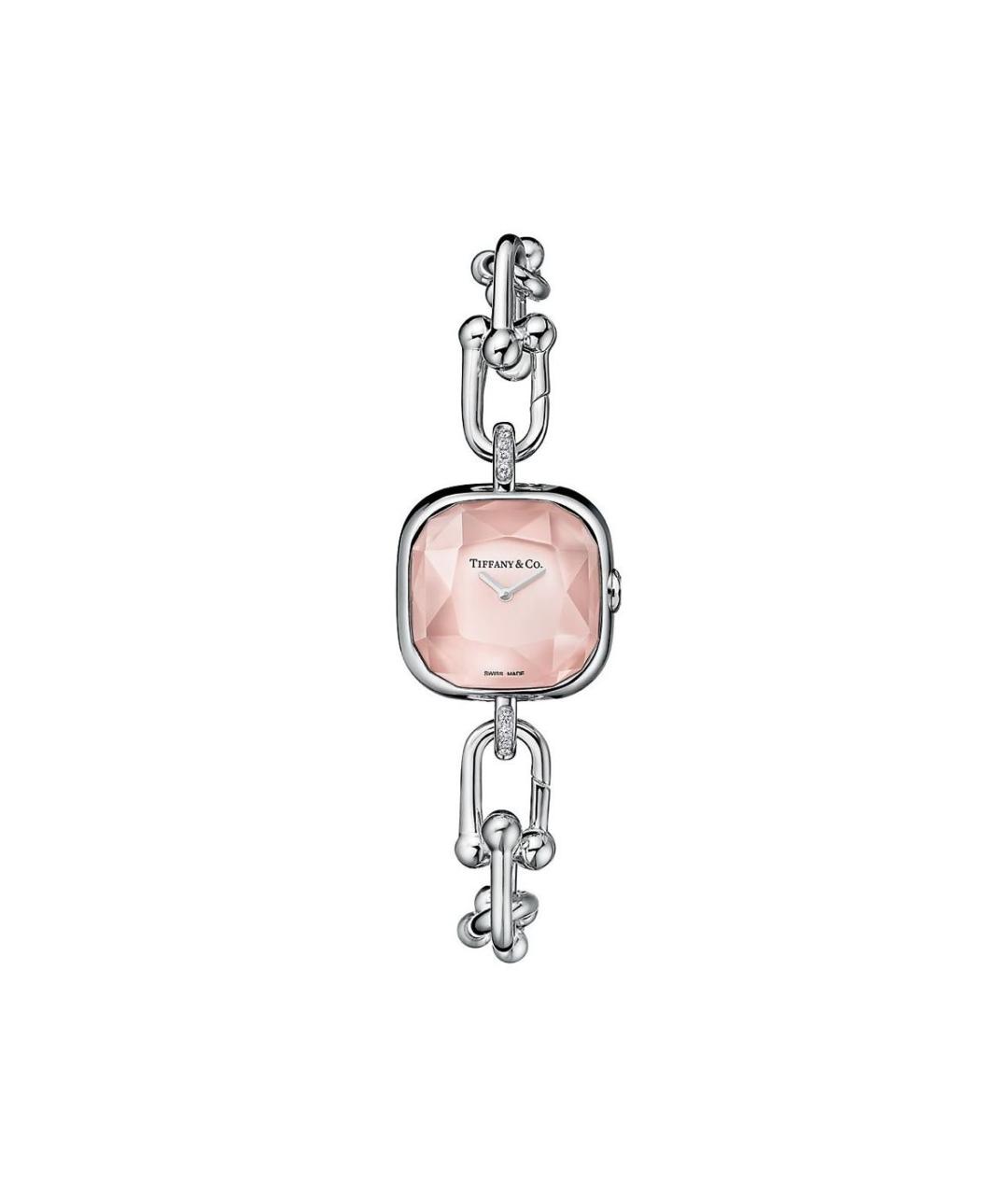 TIFFANY&CO Розовые серебряные часы, фото 7