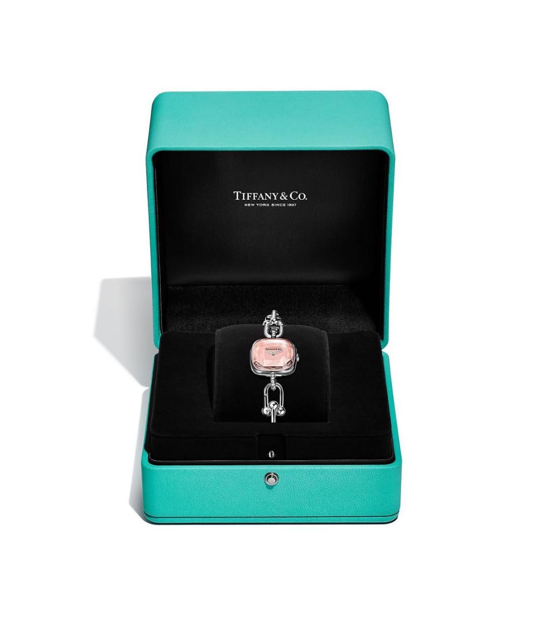 TIFFANY&CO Розовые серебряные часы, фото 6
