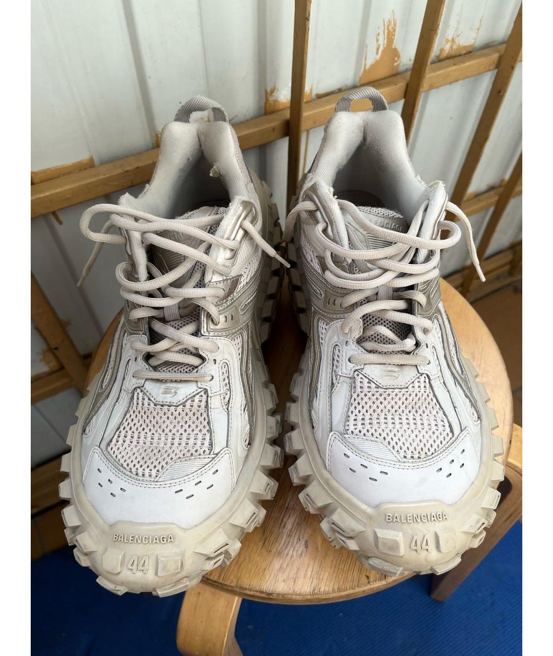 BALENCIAGA Бежевые низкие кроссовки / кеды, фото 2