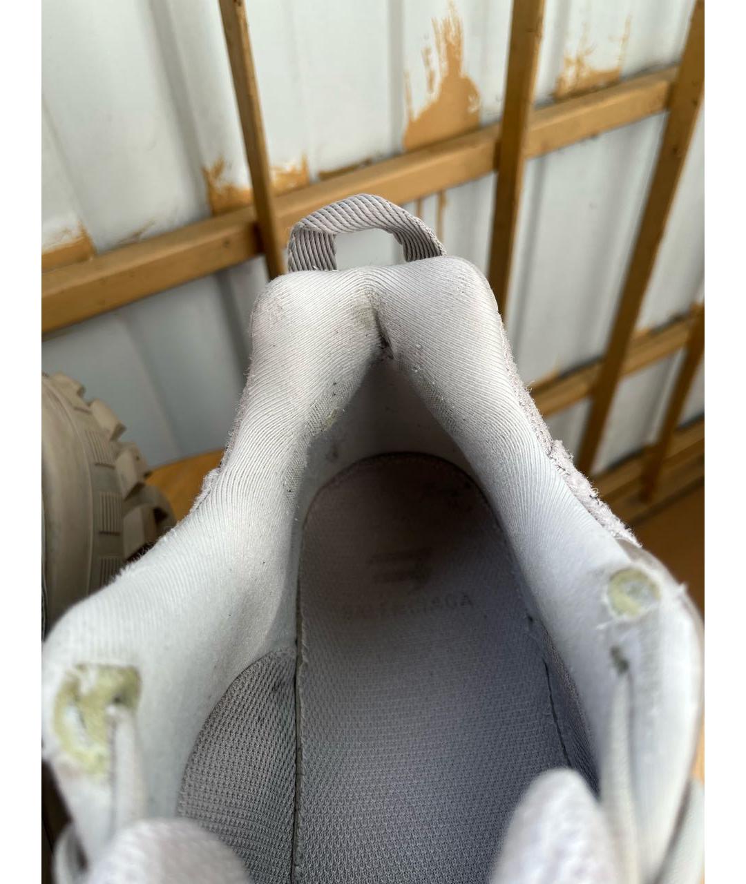 BALENCIAGA Бежевые низкие кроссовки / кеды, фото 5