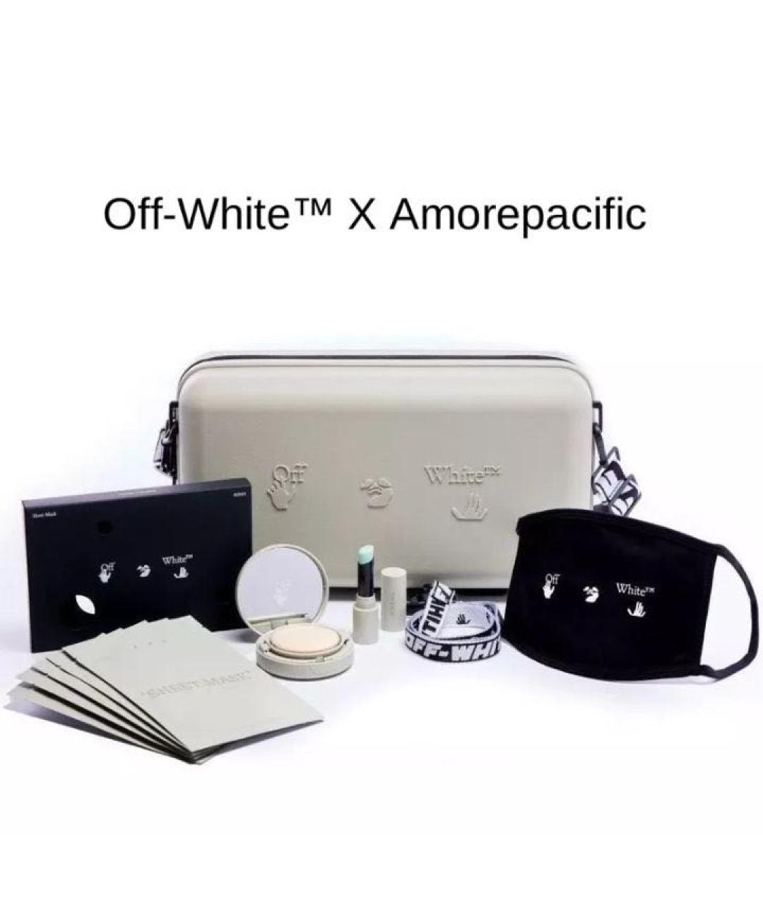 OFF-WHITE Серая косметичка, фото 6