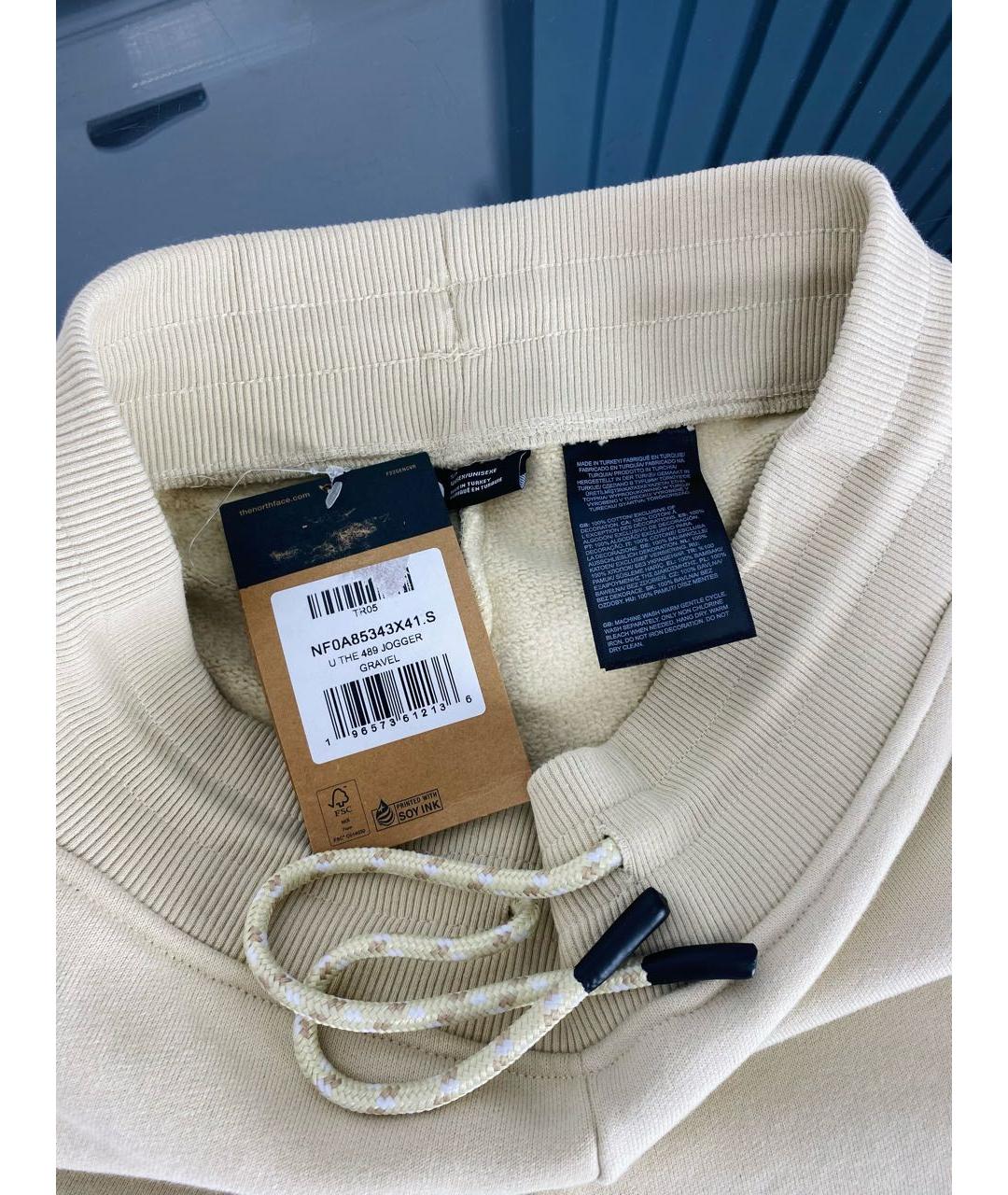THE NORTH FACE Бежевые хлопковые повседневные брюки, фото 4