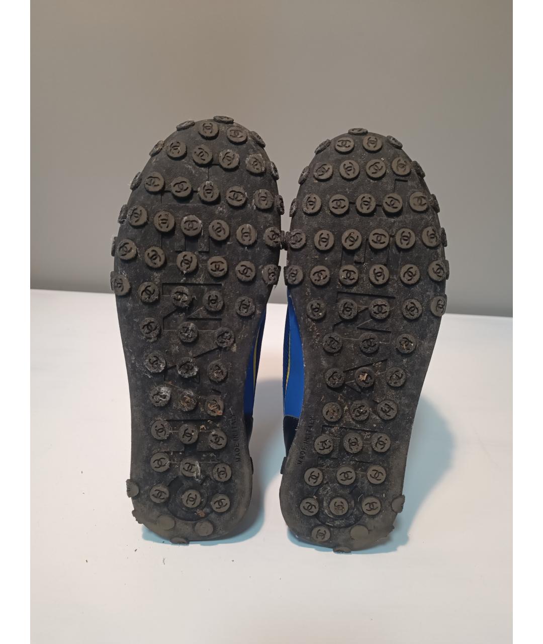 CHANEL Синие кроссовки, фото 5