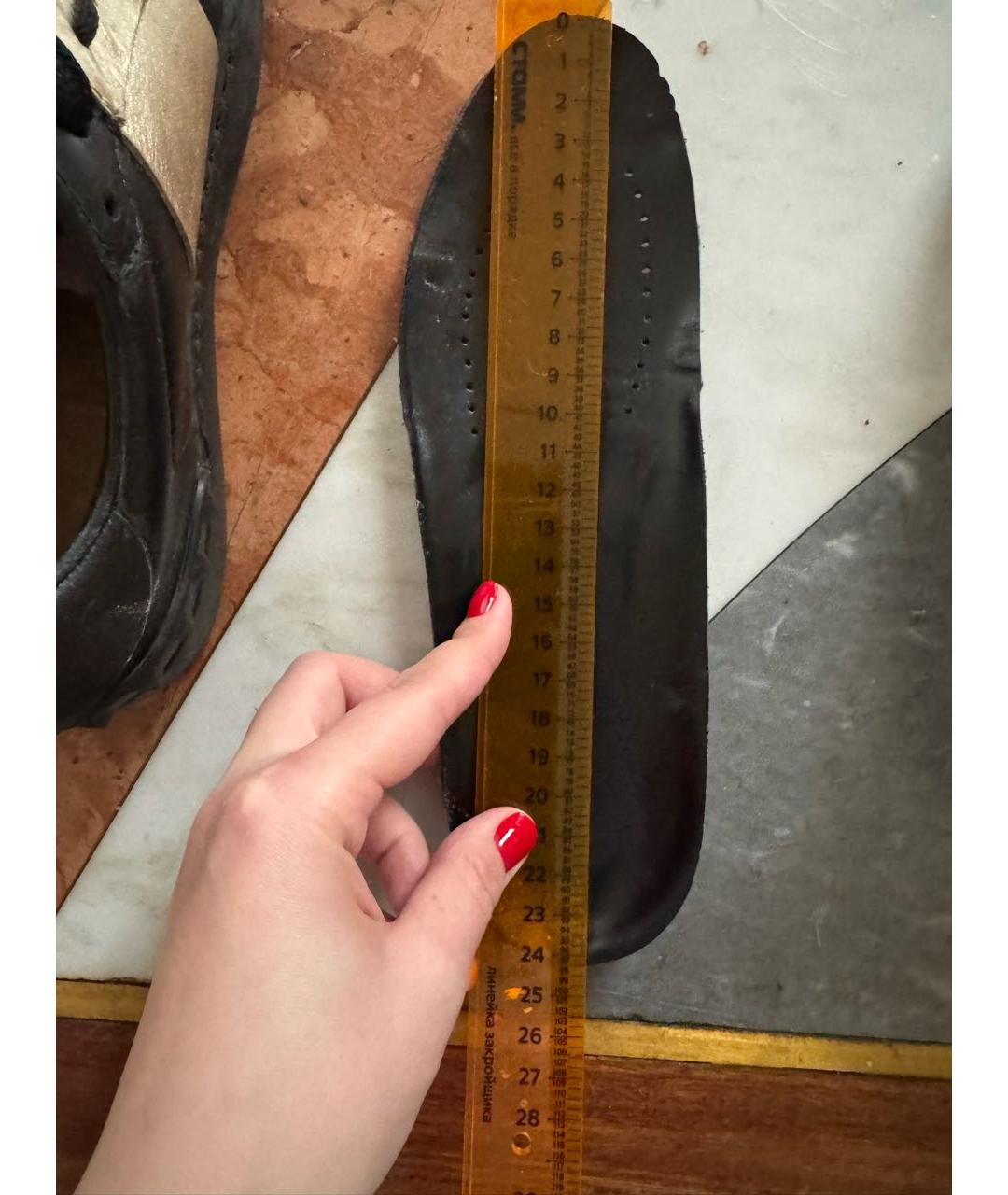 VALENTINO Черные кожаные кеды, фото 6