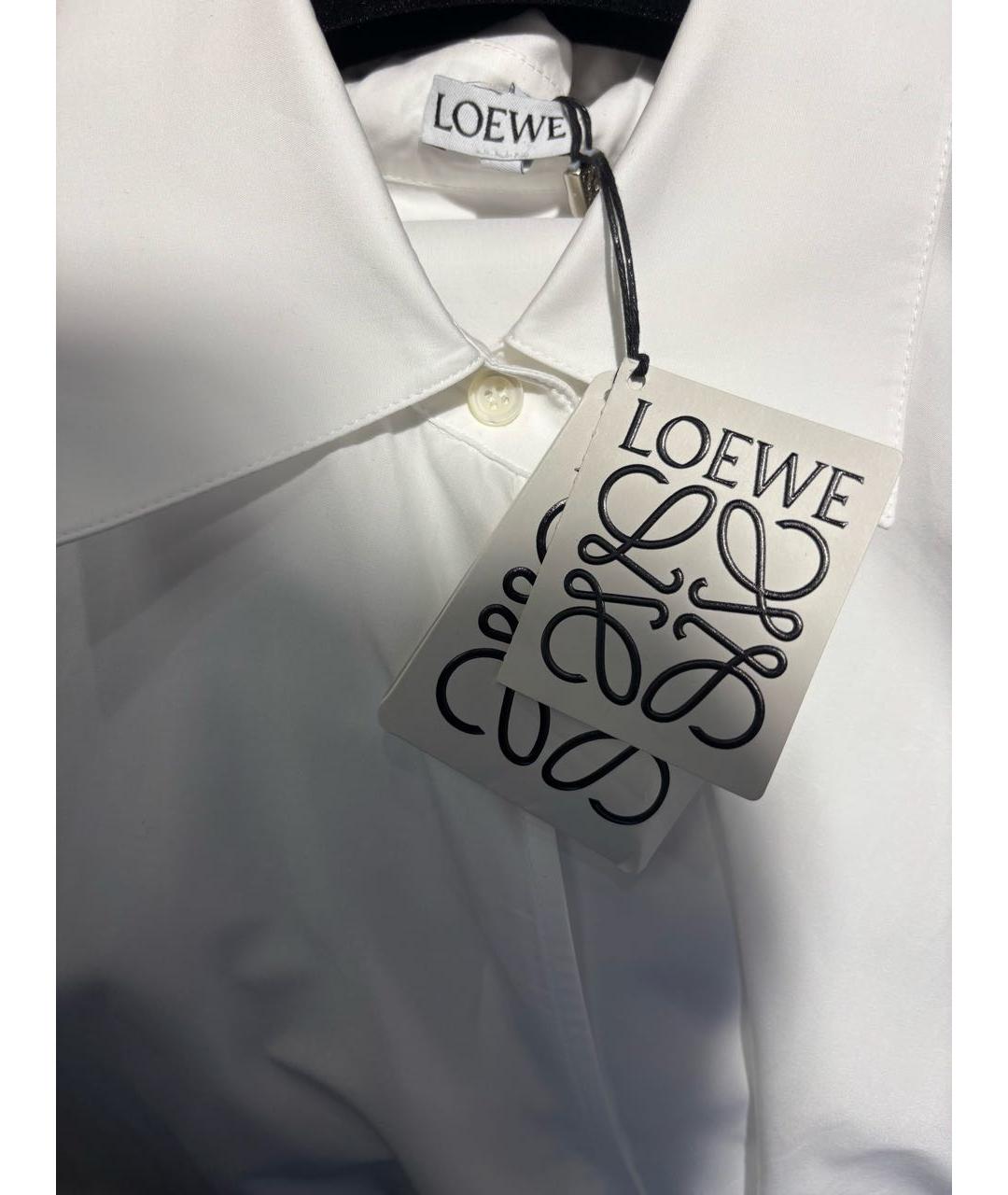 LOEWE Белая хлопковая рубашка, фото 3