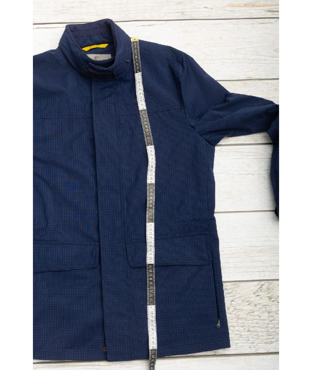CANALI Темно-синяя шерстяная куртка, фото 9