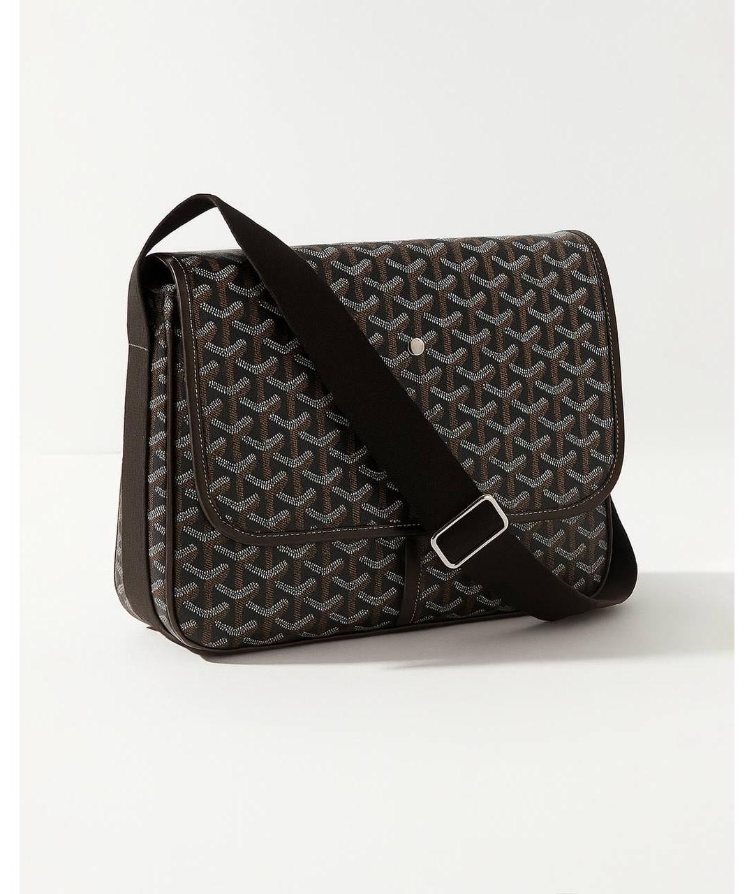 GOYARD Кожаная сумка на плечо, фото 4