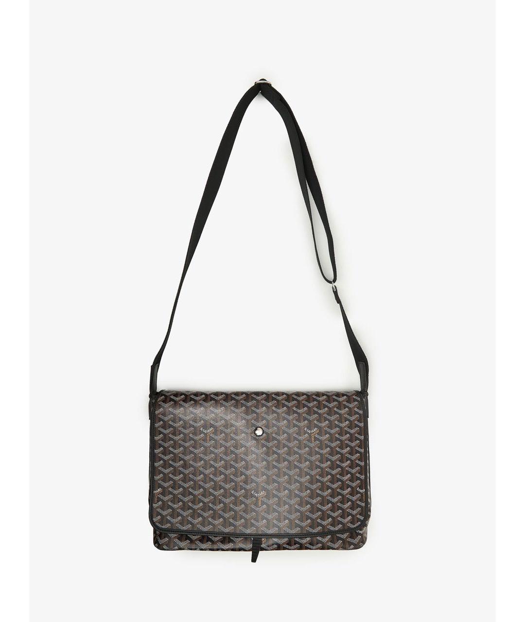 GOYARD Кожаная сумка на плечо, фото 3