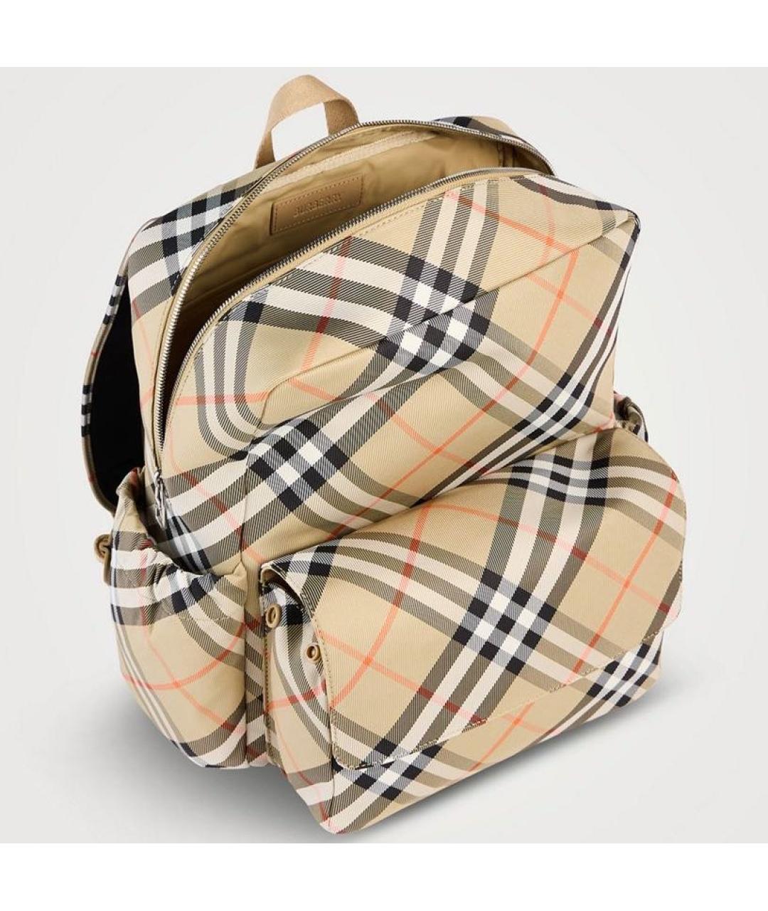 BURBERRY Бежевый рюкзак, фото 2