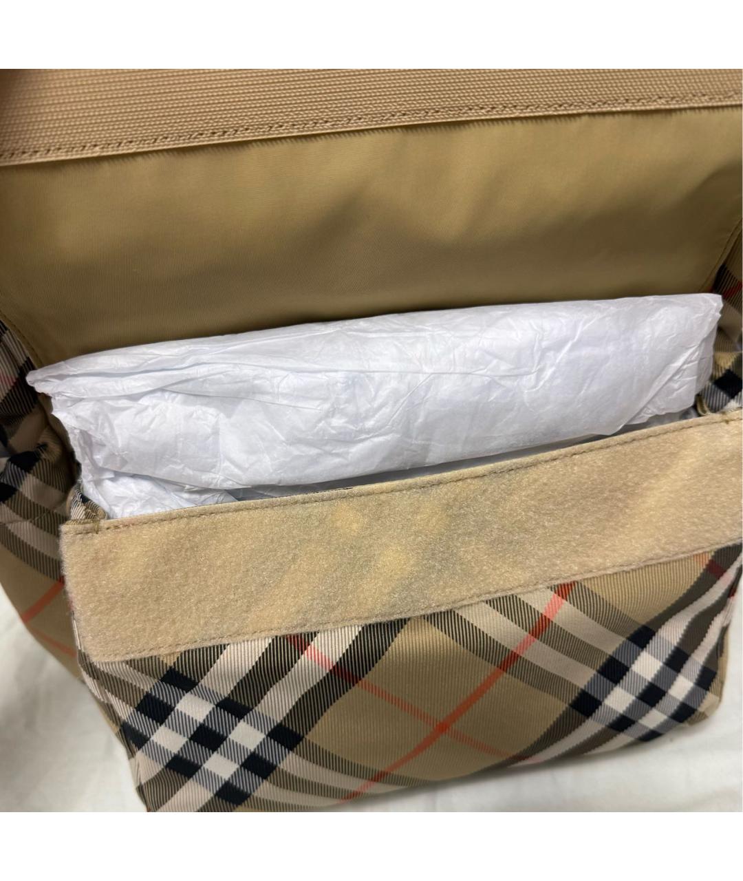BURBERRY Бежевый рюкзак, фото 5
