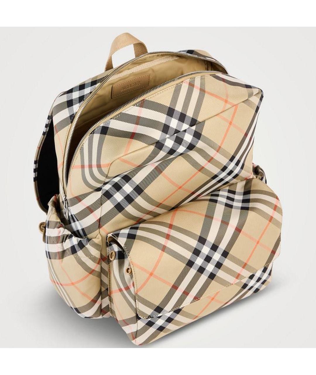 BURBERRY Бежевый рюкзак, фото 2