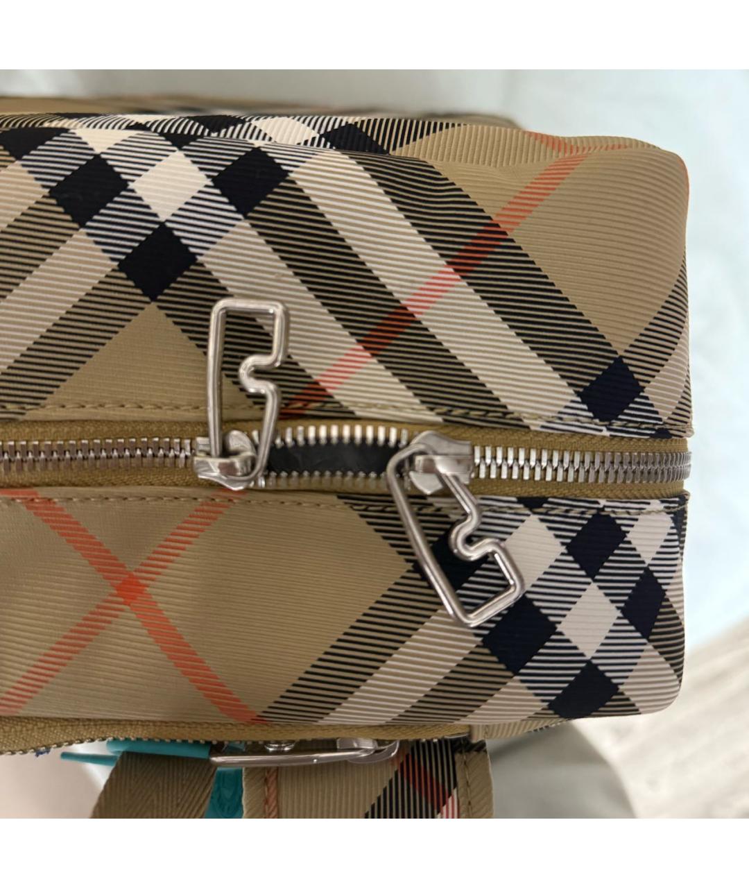 BURBERRY Бежевый рюкзак, фото 8