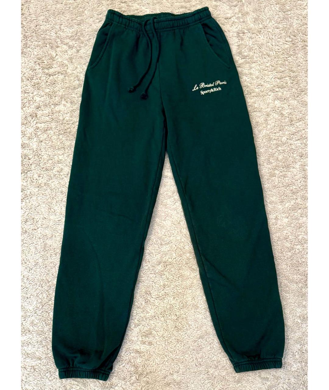 SPORTY AND RICH Зеленый хлопковый спортивные костюмы, фото 6