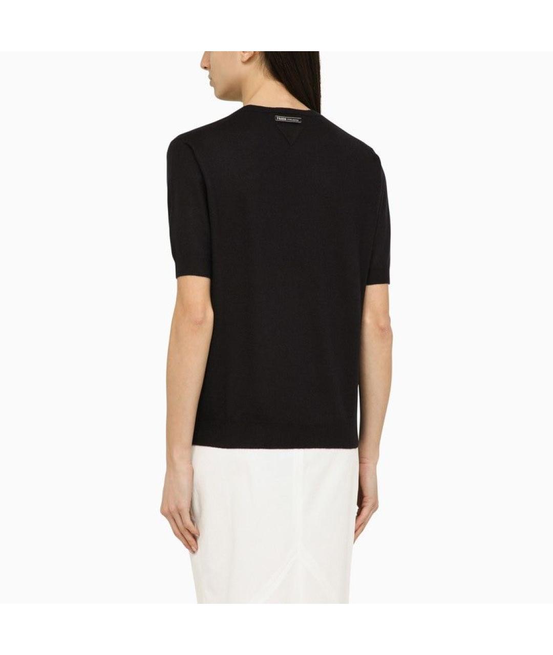 PRADA Синий кашемировый джемпер / свитер, фото 2