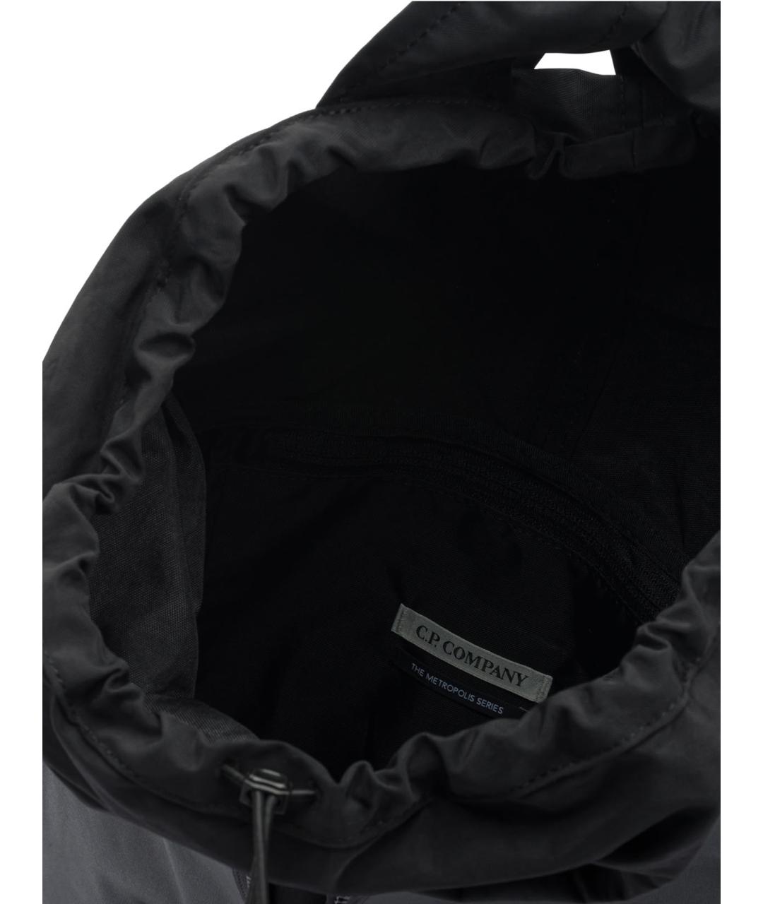 CP COMPANY Черный синтетический рюкзак, фото 5