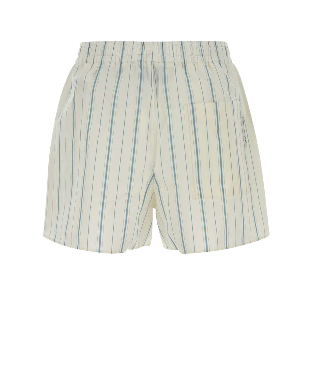 Ami Paris Белые хлопковые шорты, фото 2