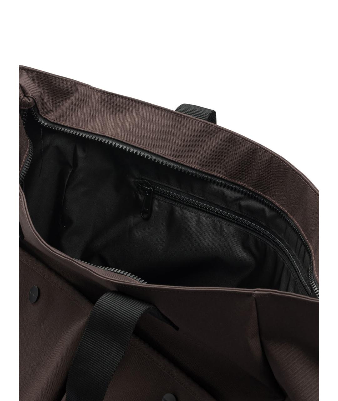CARHARTT WIP Коричневая синтетическая сумка тоут, фото 5