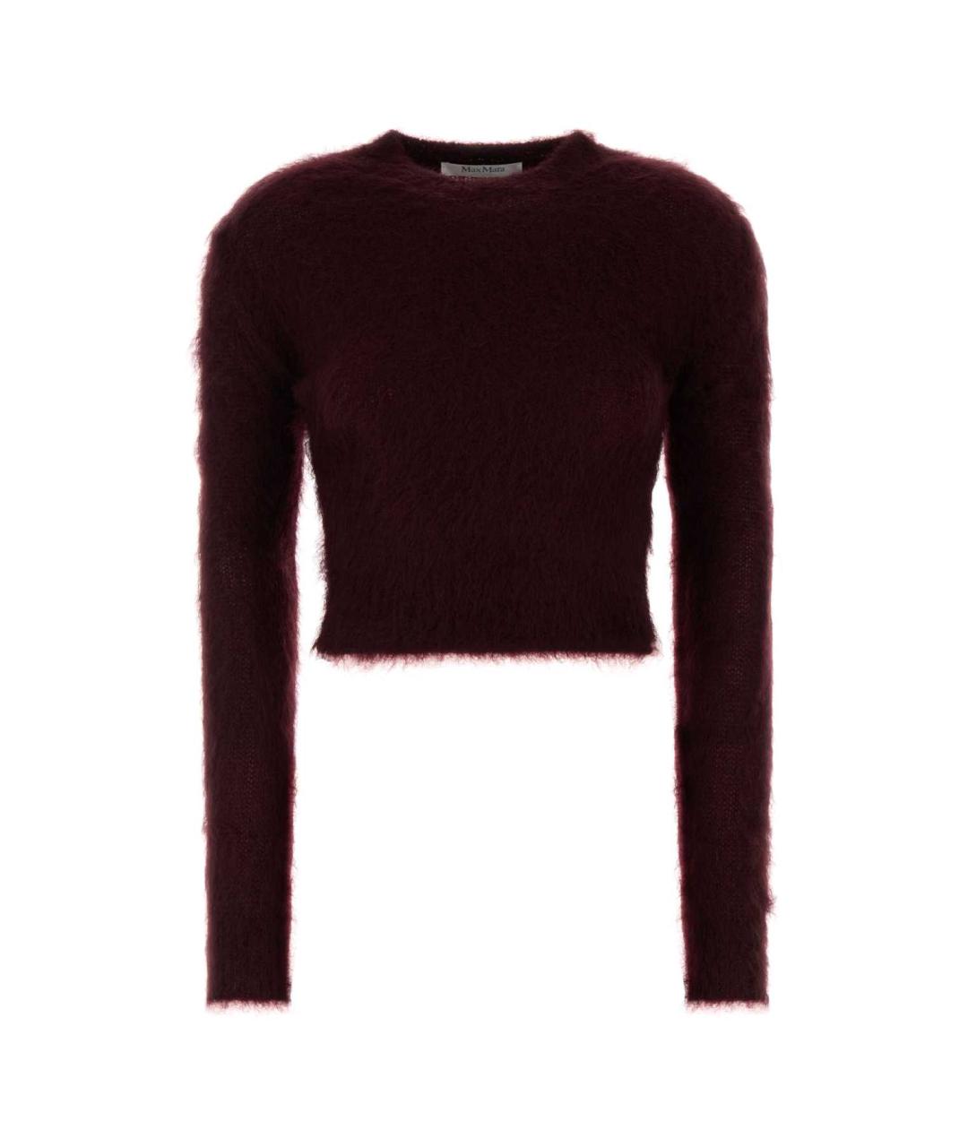 MAX MARA Бордовый шерстяной джемпер / свитер, фото 1