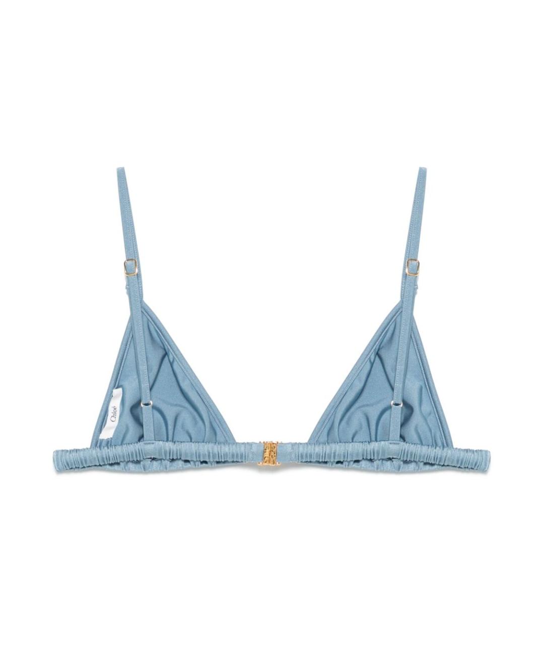 CHLOE Голубой полиамидовый купальник, фото 2