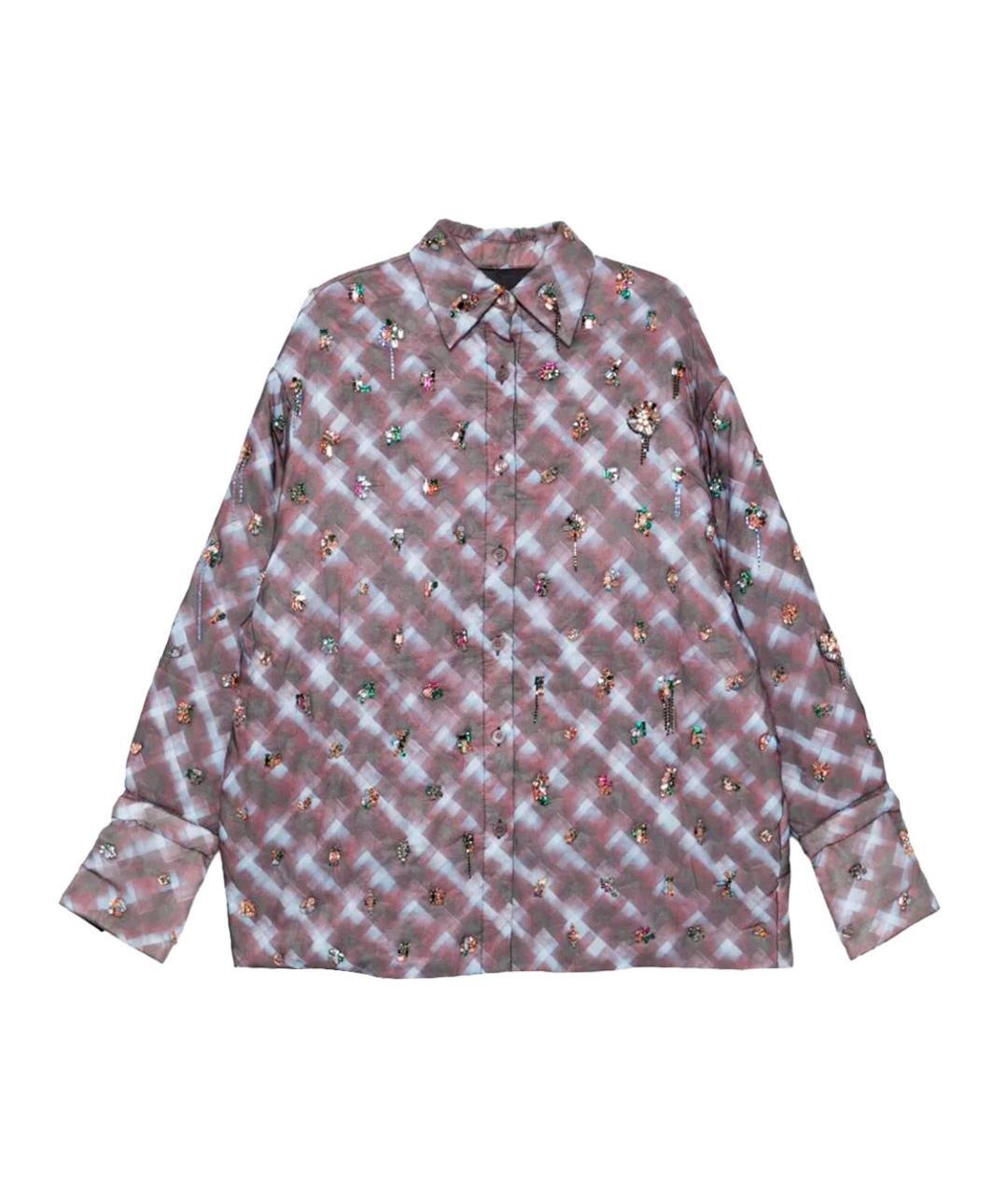 DRIES VAN NOTEN Мульти полиэстеровая рубашка, фото 1