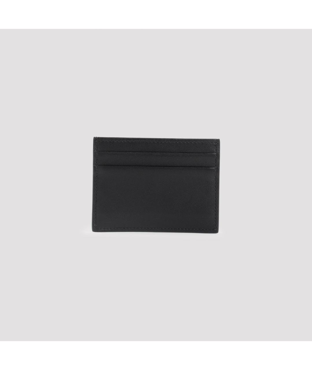 DOLCE&GABBANA Черный кожаный кардхолдер, фото 2