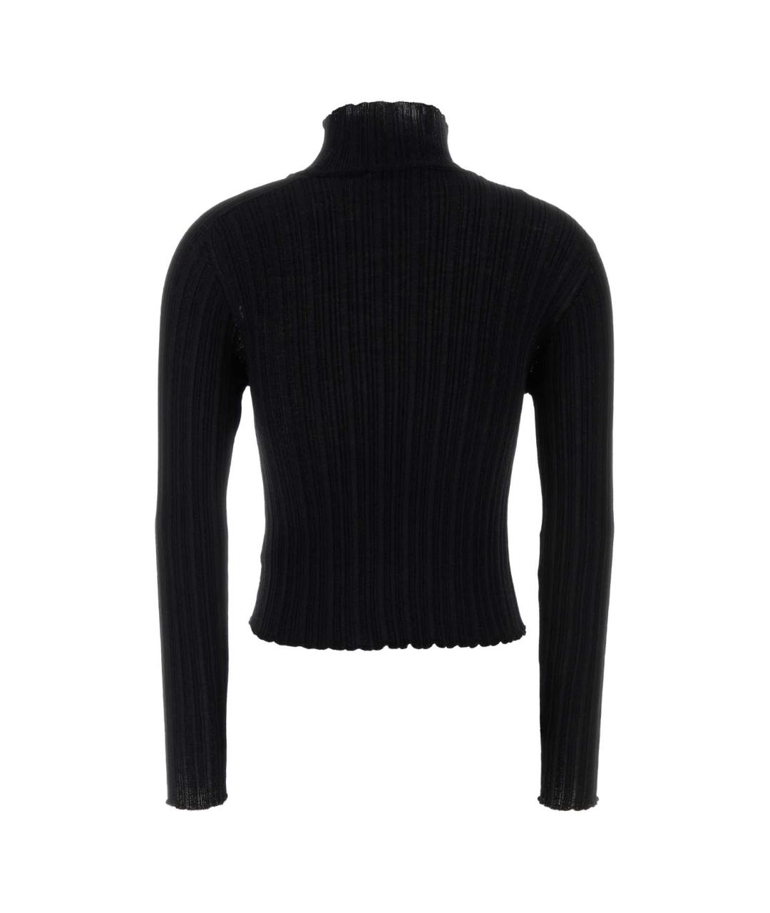 GIUSEPPE DI MORABITO Черный шерстяной джемпер / свитер, фото 2