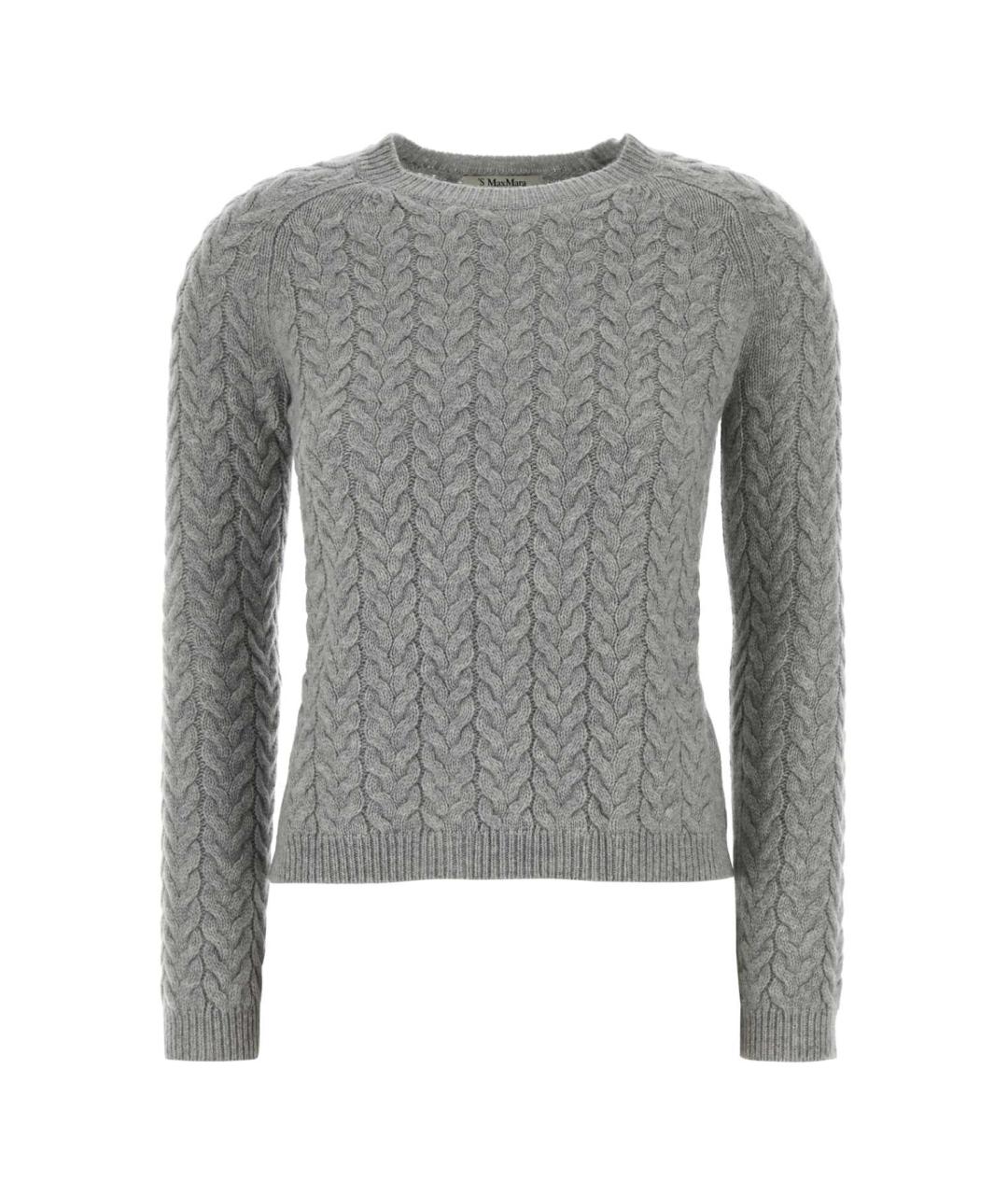 'S MAX MARA Серый кашемировый джемпер / свитер, фото 1