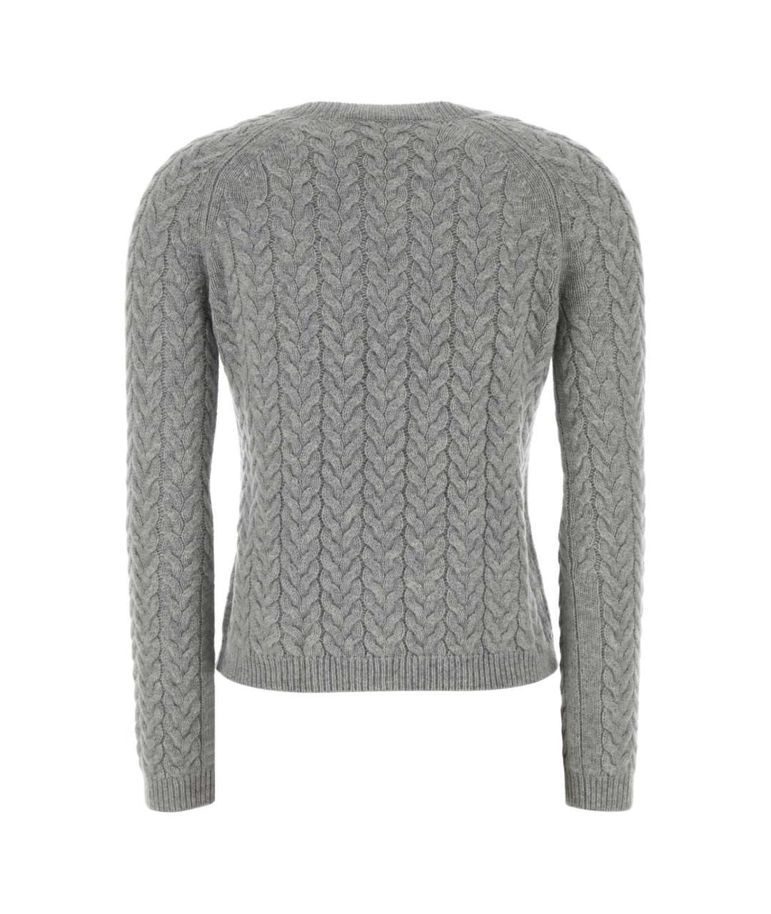 'S MAX MARA Серый кашемировый джемпер / свитер, фото 2