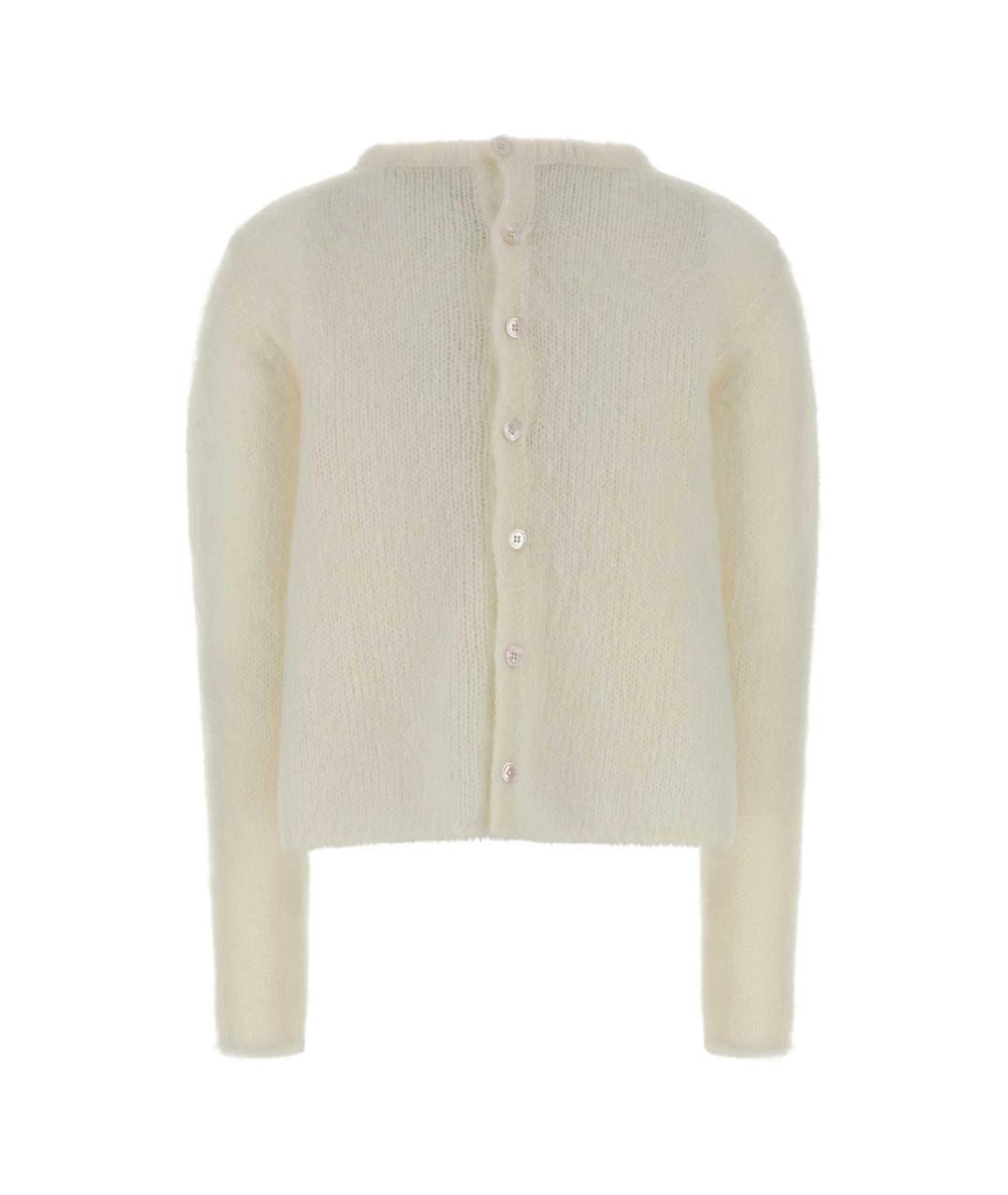 LOEWE Белый шерстяной кардиган, фото 2