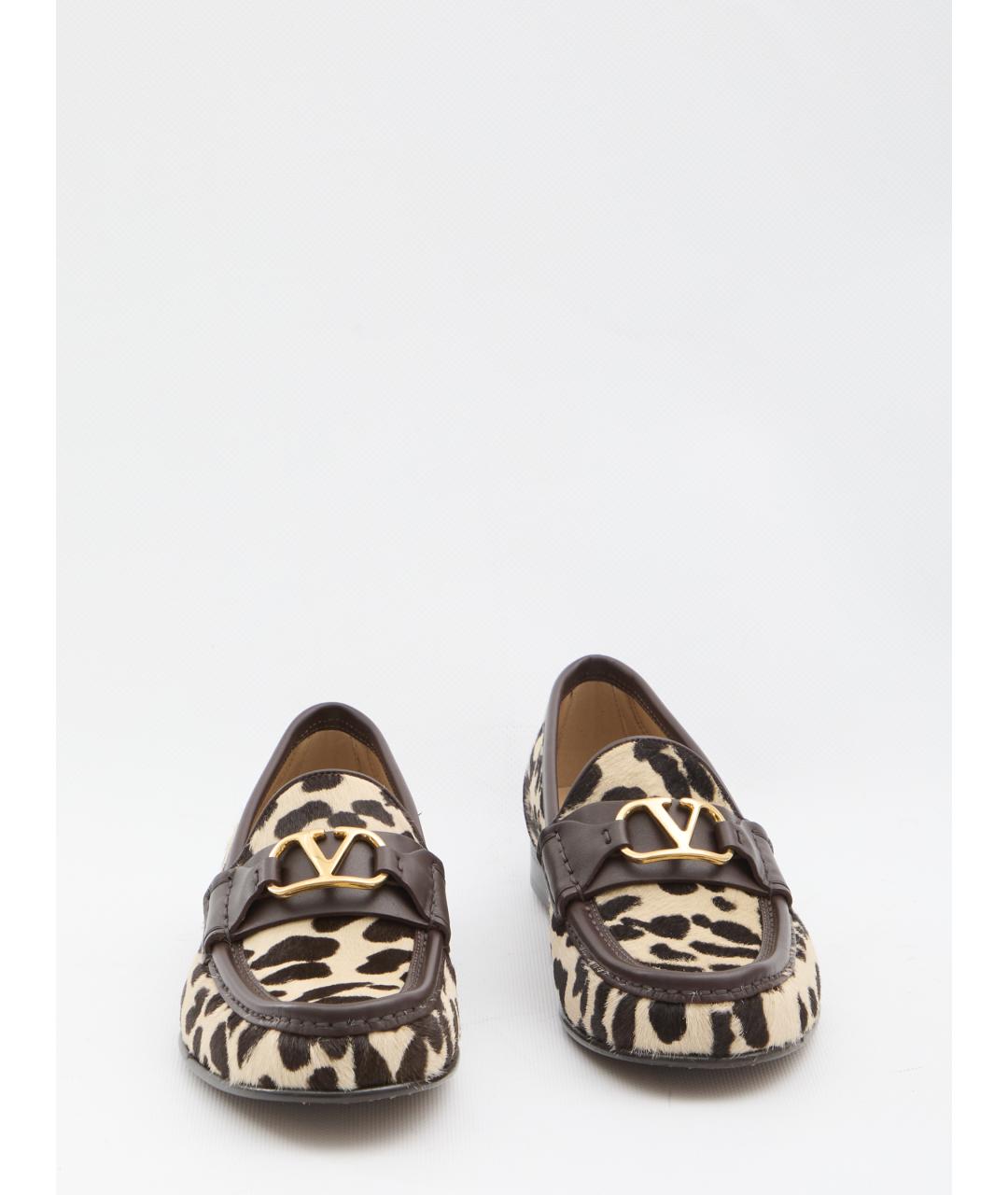 VALENTINO Мульти кожаные лоферы, фото 5