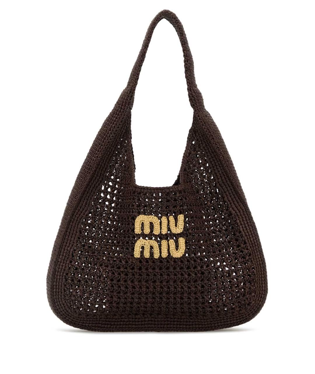MIU MIU Коричневая сумка тоут, фото 1