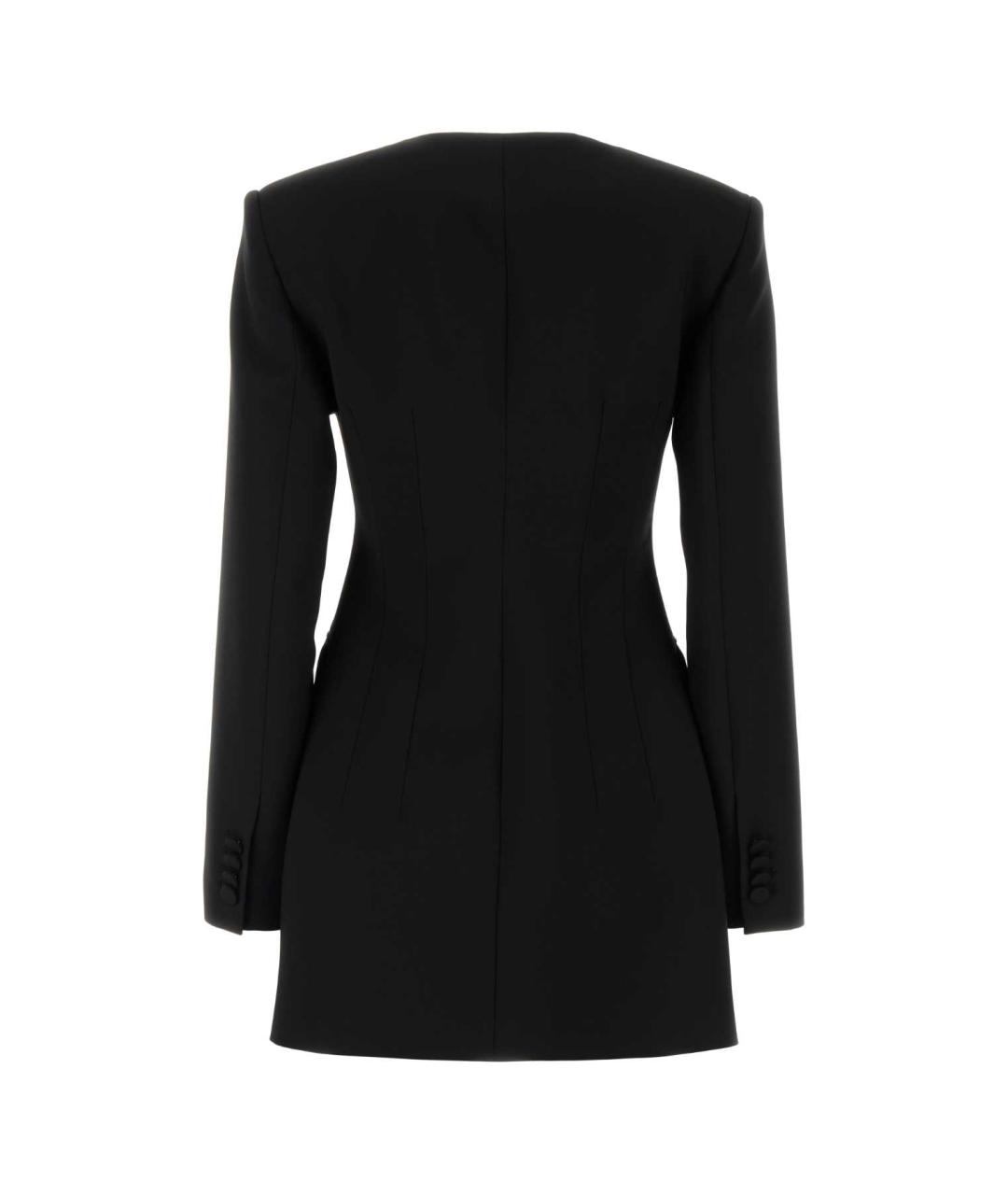 GIUSEPPE DI MORABITO Черный шерстяной жакет/пиджак, фото 2