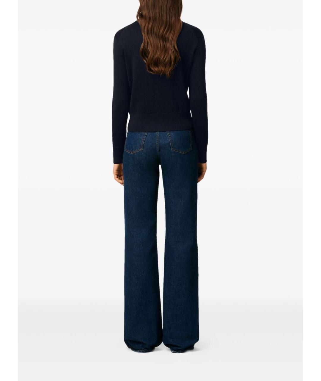 Ami Paris Синий шерстяной кардиган, фото 4