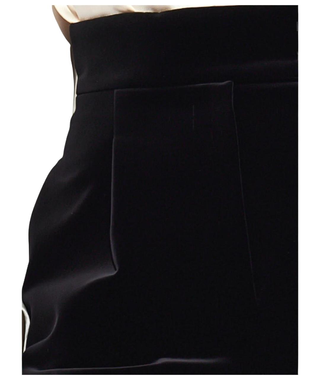 MAX MARA Черные прямые брюки, фото 5
