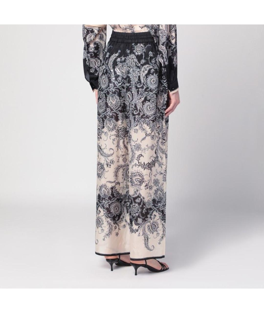 ZIMMERMANN Мульти шелковые брюки широкие, фото 3