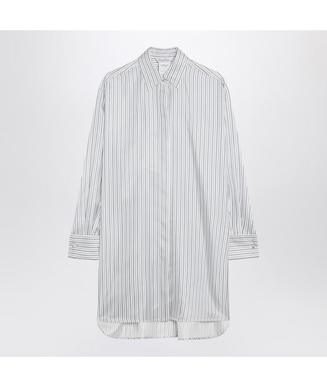 MAX MARA Белая шелковая рубашка, фото 3