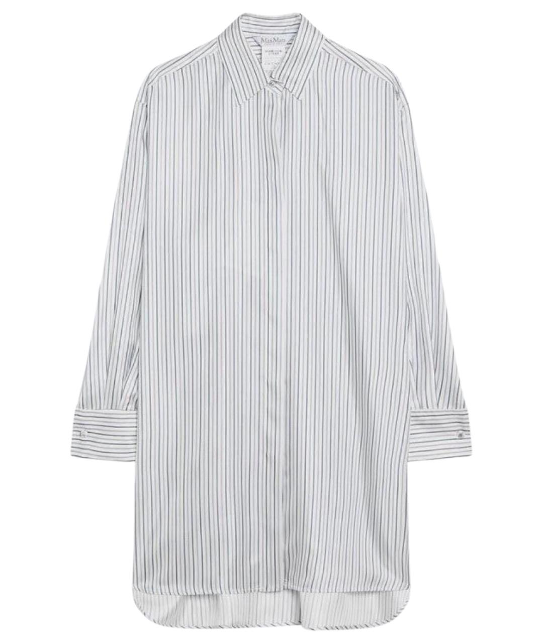 MAX MARA Белая шелковая рубашка, фото 1