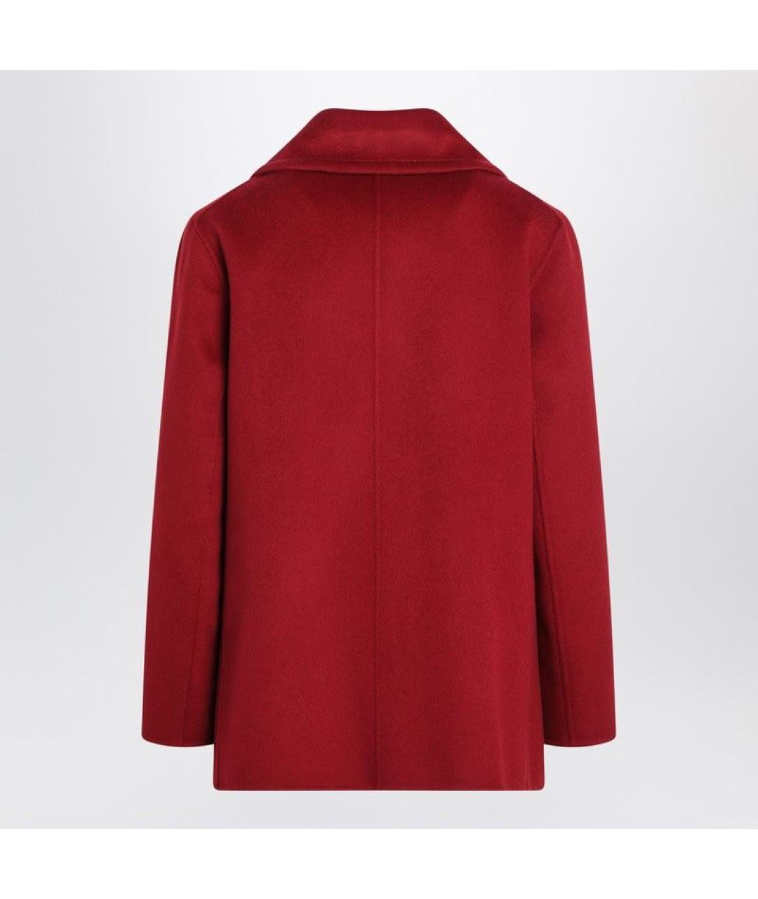 'S MAX MARA Красное шерстяное пальто, фото 2