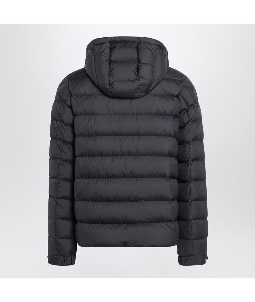 MONCLER Черная полиэстеровая куртка, фото 2
