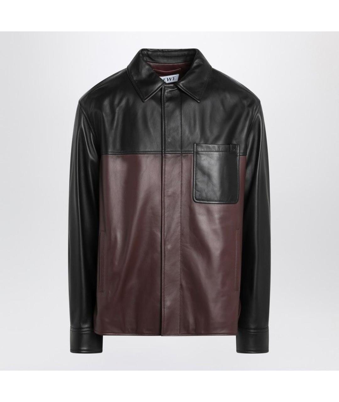 LOEWE Мульти кожаная куртка, фото 2