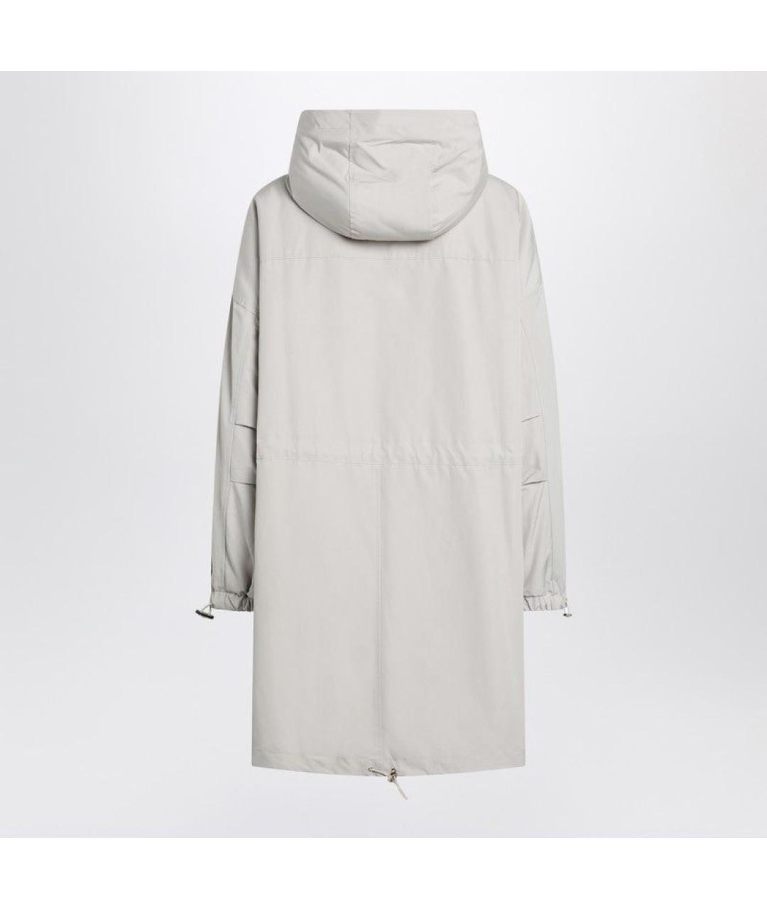 MAX MARA STUDIO Бежевая полиэстеровая парка, фото 4