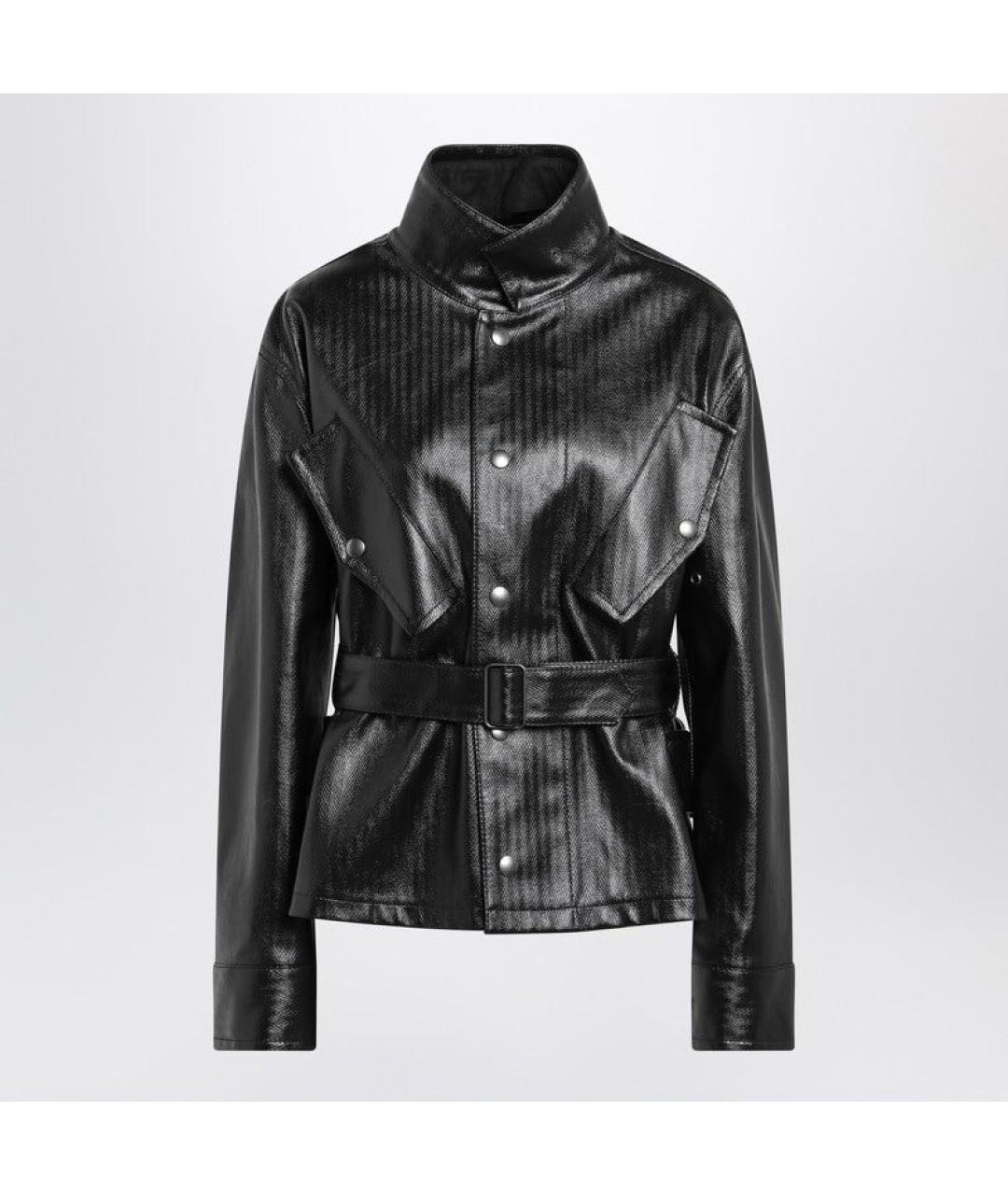 MAISON MARGIELA Черная хлопковая куртка, фото 2