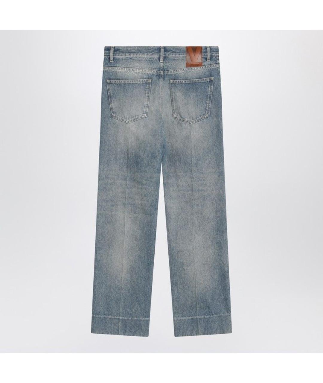 VALENTINO Голубые прямые джинсы, фото 2