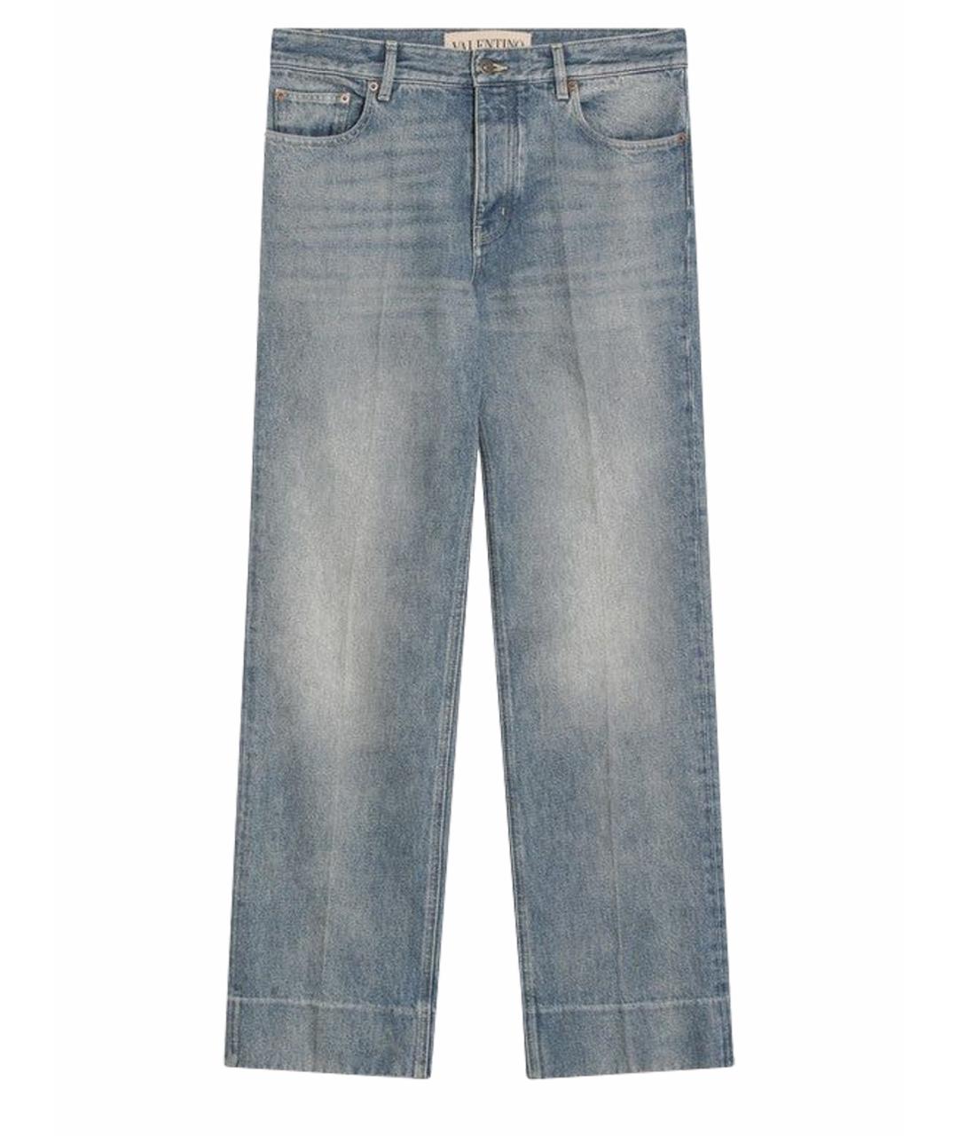 VALENTINO Голубые прямые джинсы, фото 1