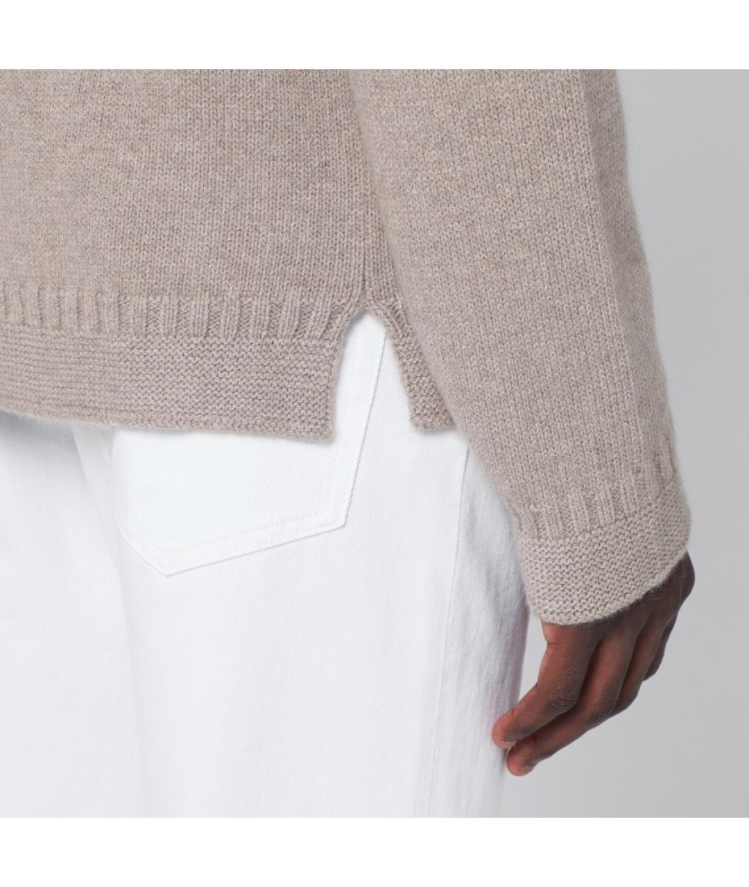LORO PIANA Серый кашемировый джемпер / свитер, фото 4