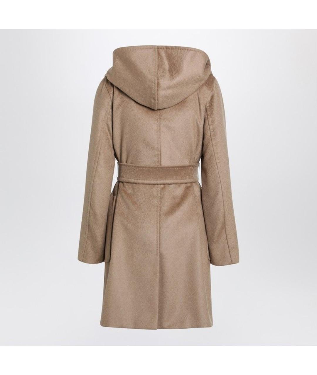 MAX MARA Бежевое шерстяное пальто, фото 2