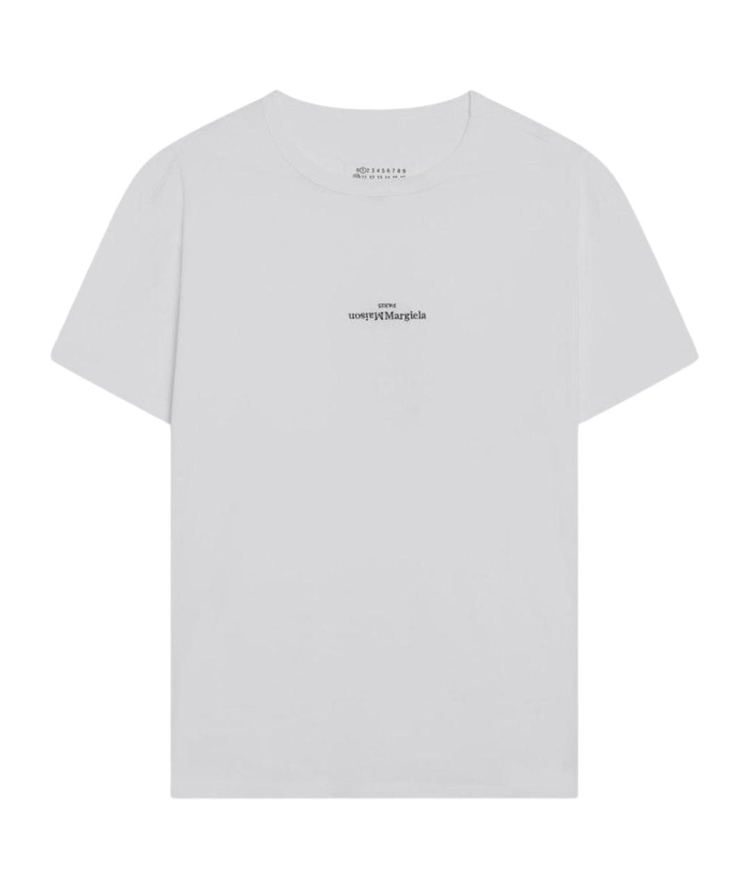MAISON MARGIELA Белая хлопковая футболка, фото 1
