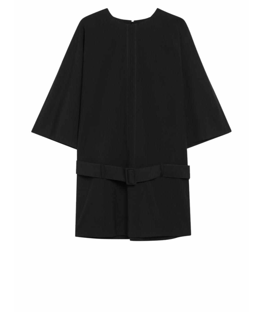 MM6 MAISON MARGIELA Черное шерстяное платье, фото 1