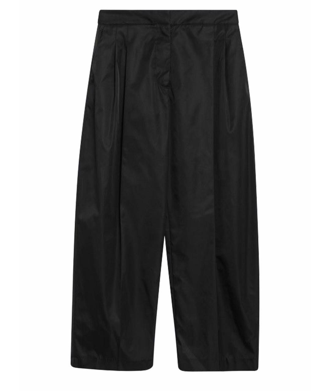 ALAIA Черные хлопковые прямые брюки, фото 1